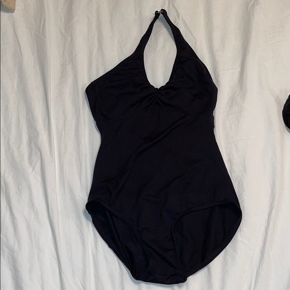 Balera Black Halter Style Leotard Small